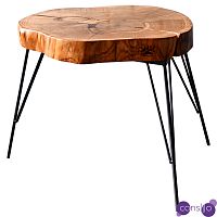 Кофейный стол Randy Industrial Metal Rust Coffee Table