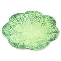 Тарелка Abhika PLATE LEAF CABBAGE Green