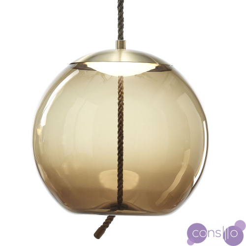 Подвесной светильник KNOT Small Amber glass