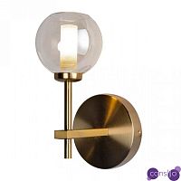 Бра RH Boule de Cristal Single Wall Lamp amber Gold