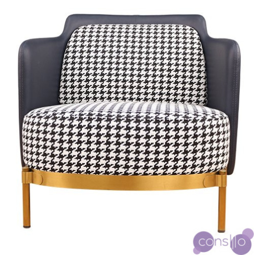 Кресло Pied de poule Gray Armchair