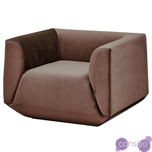 Armchair Cube Brown Большое Кресло Куб