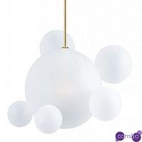 Светильник Giopato & Coombes Bollr Pendant 6 BUBBLE LAMP матовое белое стекло