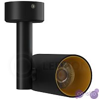Накладной светодиодный светильник LeDron CSU0609-9W Black+Gold