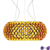 Подвесной дизайнерский светильник CABOCHE grande by Foscarini (янтарный)