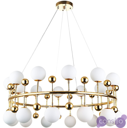 Люстра Milk Bubble Ring Chandelier