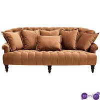 Диван велюровый с подушками Welch Sofa