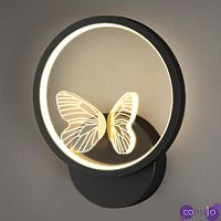 Бра Butterfly Black Circle Wall Lamp
