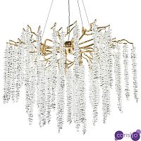 Люстра с декором в виде ветвей с хрустальными подвесками Fairytree Gold Crystal Chandelier 8