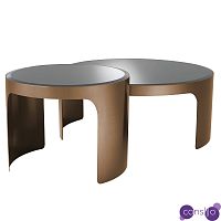 Комплект кофейных столов Eichholtz Coffee Table Piemonte Set of 2 copper