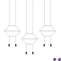 Подвесной дизайнерский светильник Wireflow 0326 2D by Vibia