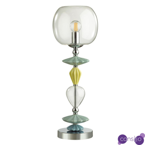 Настольная лампа Iris Glass Table lamp Candy chrome