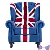 Кресло Armchair Union Jack velvet