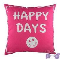Подушка с надписью Happy Days