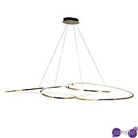 Люстра Adenor Ring Horizontal Gold Chandelier