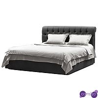 Кровать Gray Capitone Bed