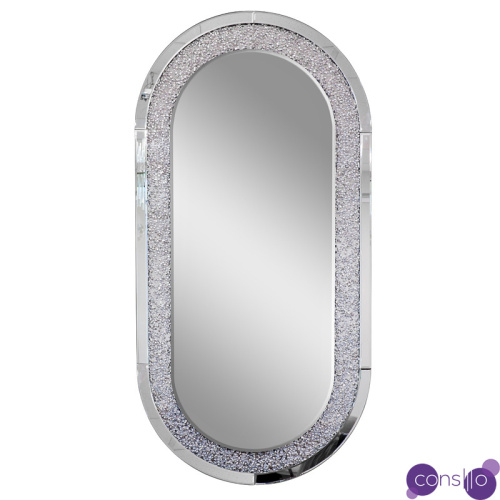 Зеркало Odila Crystals Oval Mirror