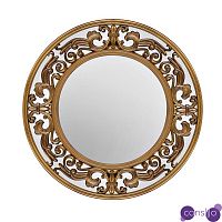 Зеркало Gold Round Mirror