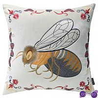 Декоративная подушка с вышивкой Пчела Стиль Gucci Bee Pillow