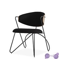 Стул-кресло Sophia by Light Room (черный/черные ножки)