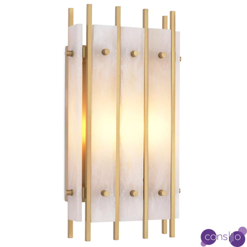 Бра Eichholtz Wall Lamp Sparks S Alabaster