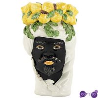 Ваза Vase Lemon Head Man White