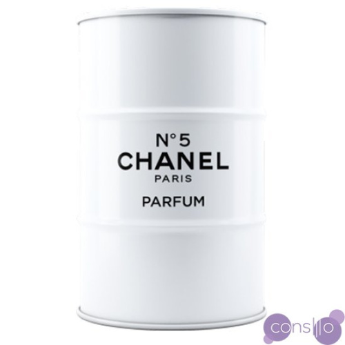 Декоративная бочка Chanel №5 white L