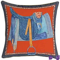 Декоративная подушка Hermes Saddle Orange 127