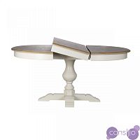 Provence Round Dining Table White раскладной стол