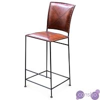 Барный стул Loft Bar stool leather brown