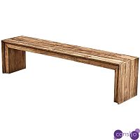Скамья в стиле лофт Cline Wood Bench