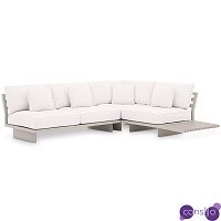 Модульный диван Eichholtz Sofa Royal Palm Белый Бежевый