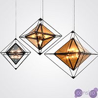 Геометрические светильники со стеклянными стенками OCTO
