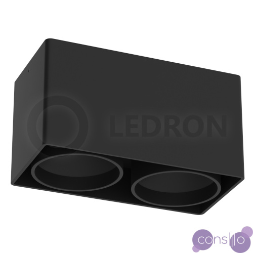 Накладной светильник LeDron KEA 2 ED GU10 Black