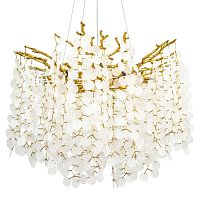 Люстра с круглыми хрустальными подвесками Fairytree Gold Crystal Branches Chandelier 10