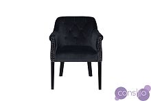 Кресло велюровое темно-серое 46AS-AR2357-DGREY