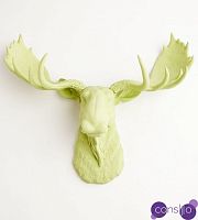 Голова лося - Мятно-зеленая