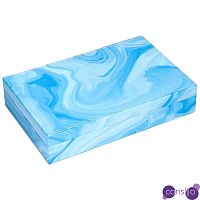 Шкатулка Marble Pattern Box blue