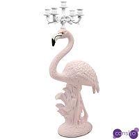 Подсвечник Candleholder Flamingo Bisc. White Pink