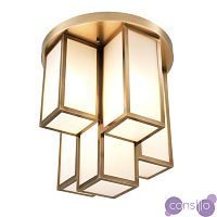 Потолочный светильник Eichholtz Ceiling Lamp Axel Antique brass