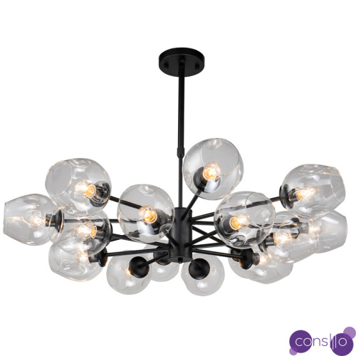 Люстра Branching Bubble Chandelier black 16