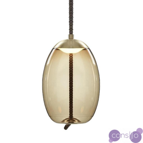 Подвесной светильник KNOT Small Amber glass