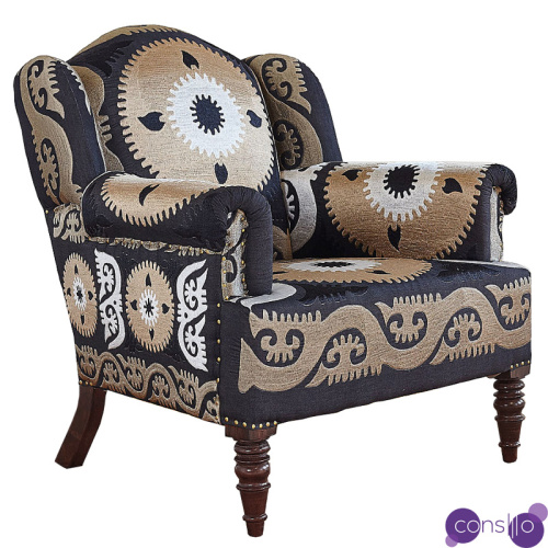 Armchair Mandala Beige Ornament