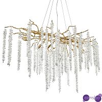 Люстра с декором в виде ветвей с хрустальными подвесками Fairytree Gold Crystal Chandelier