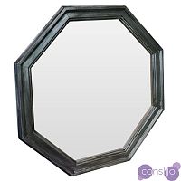 Зеркало восьмиугольное черное Magnet