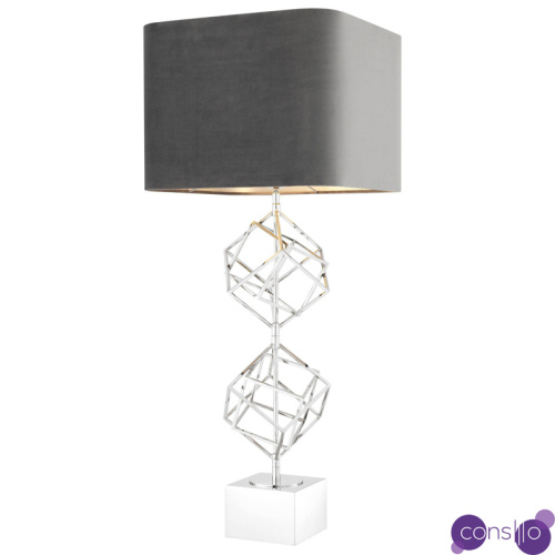 Настольная лампа Eichholtz Table Lamp Matrix Nickel
