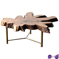 Кофейный стол Deleon Industrial Metal Rust Coffee Table