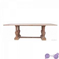 Обеденный стол деревянный с резными ножками 240 см Rino