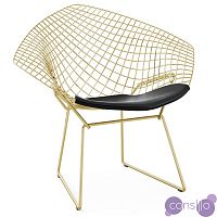 Кресло Bertoia Diamond Chair Gold designed by Harry Bertoia