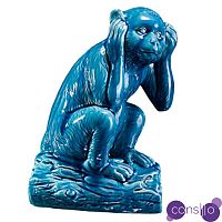 Статуэтка Синяя Обезьянка керамика II